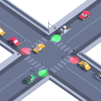 Traffic control using Unity ML-Agents